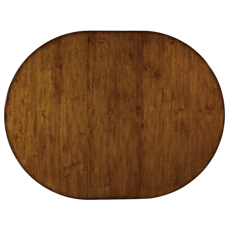 Tynecastle Round Pedestal Dining Table with One 18 Leaf - 60x30x60