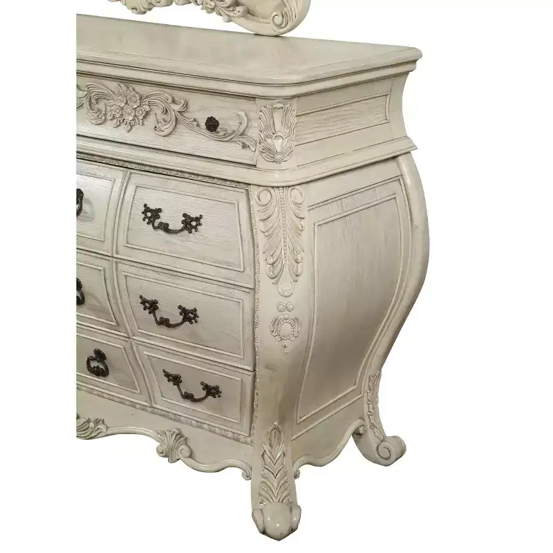Dresser Antique White Finish