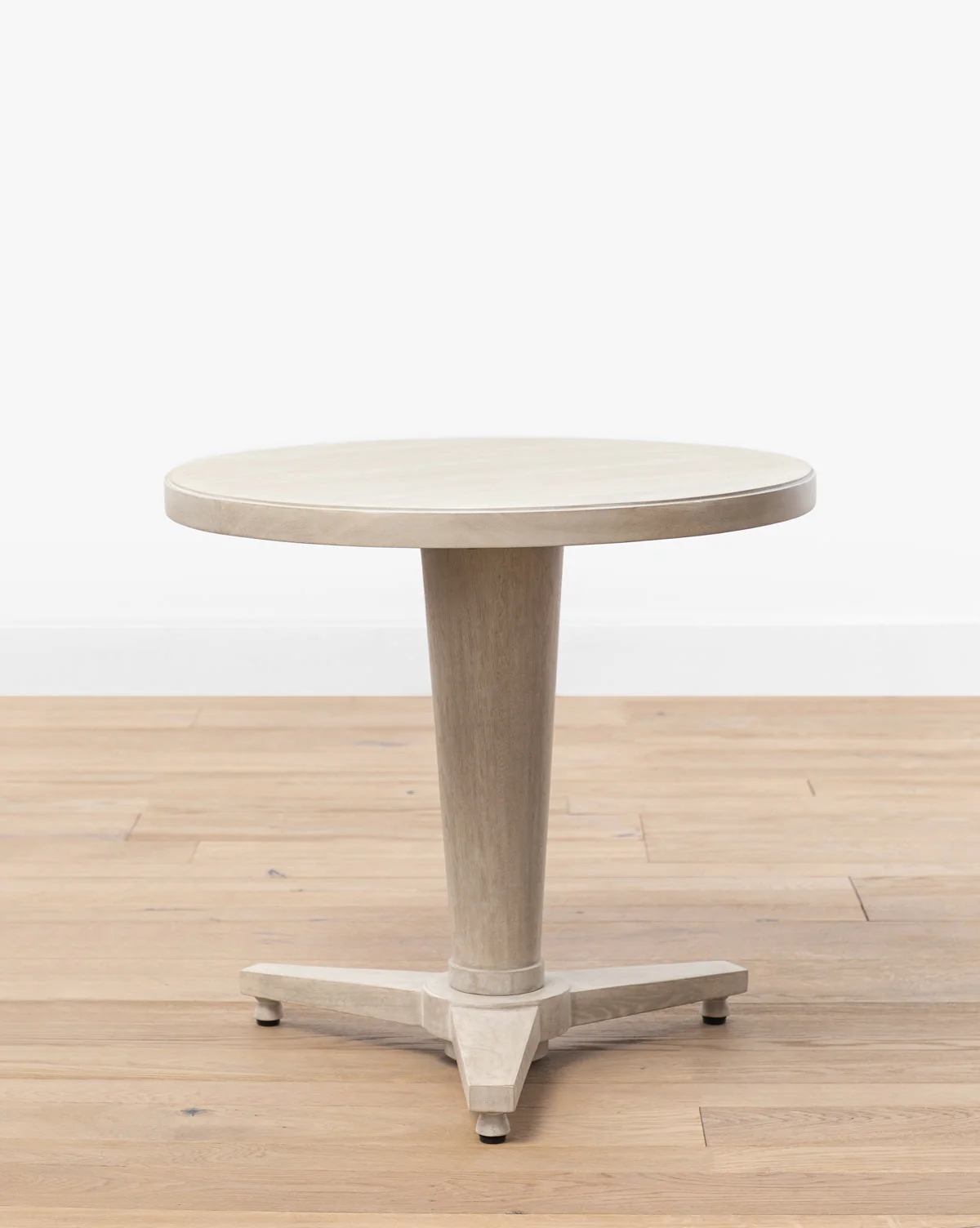 Modern Wood Side Table with Organic Form for Living Room