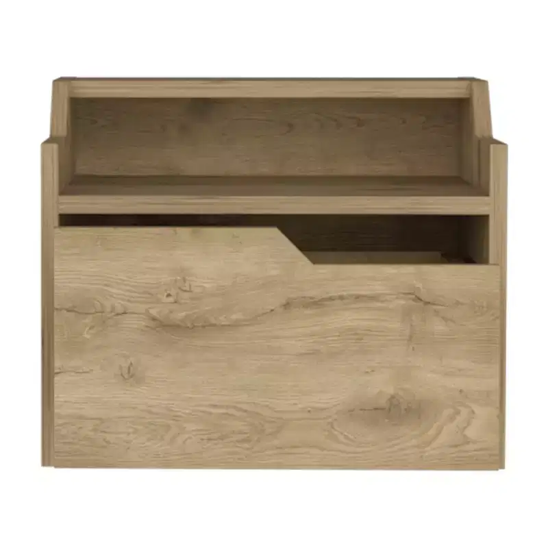 3-Drawer Dresser with Mirror, Bedroom Chest of Drawers with Wooden Frame