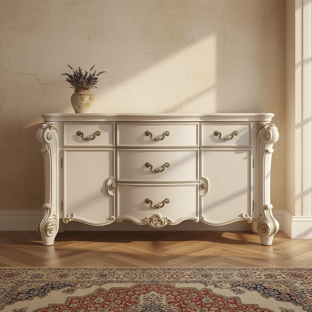 Vendome 71" Dressers Antique Pearl
