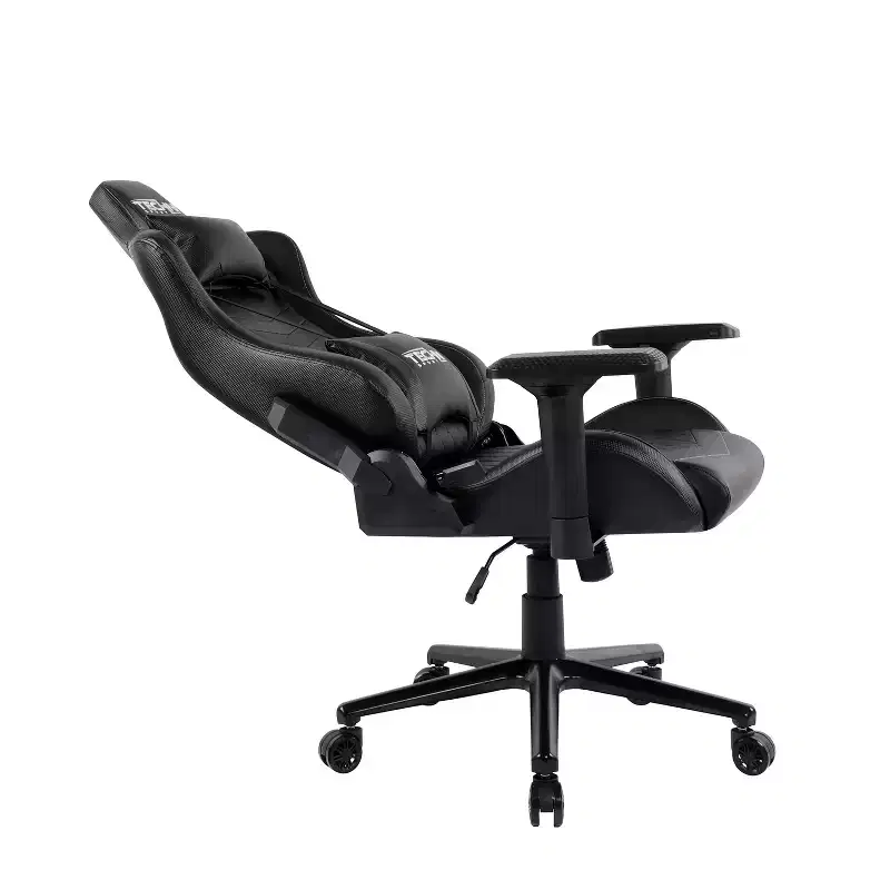 TUYOHW Adjustable Ergonomics Gaming Chair,360 Swivel Office Chairs with Head&Lumbar Pillow,90-150 Recliner Chair for Office&Home,300lbs Max,Black