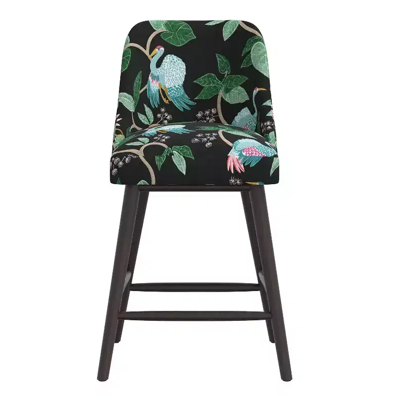 Skyline Furniture Sherrie Counter Height Stool in Pattern