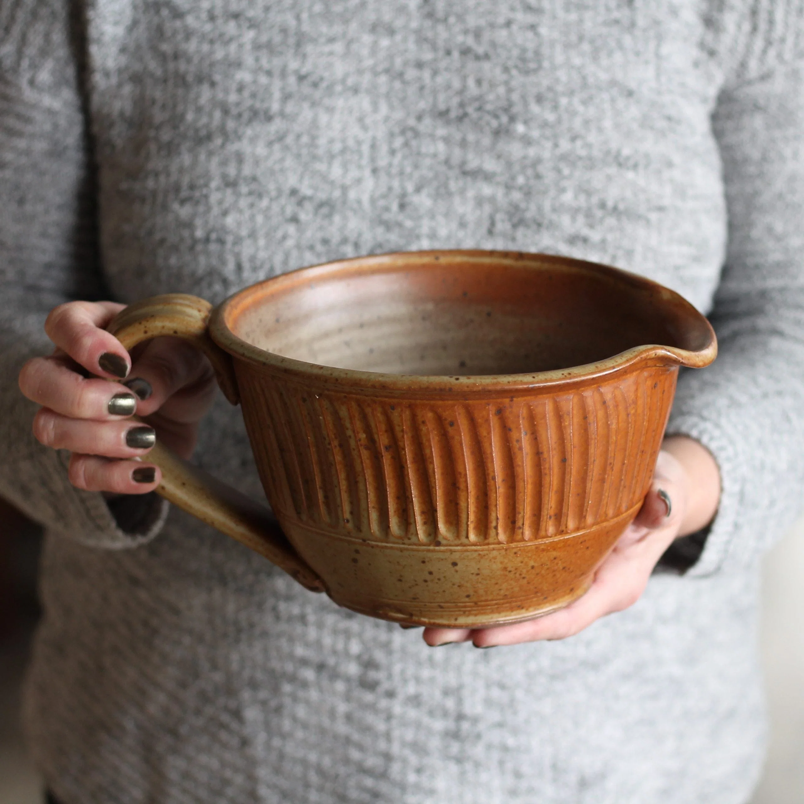Handmade Large Batter Bowl