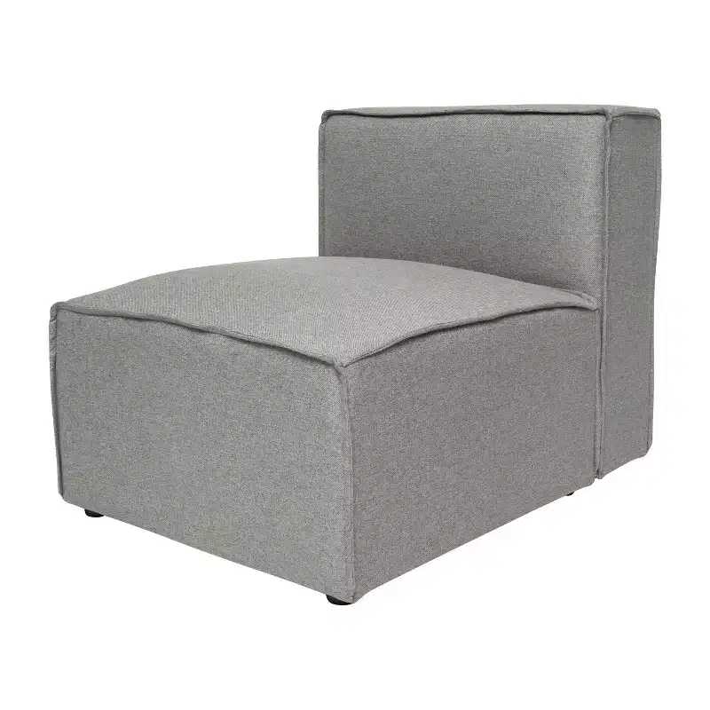 Flash Furniture Bridgetown Luxury Modular Sectional Sofa, Armless Center Seat
