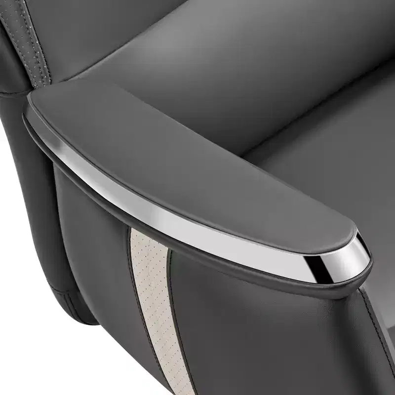 High Back Executive Office Chair with Lumbar Support – Silicone Leather