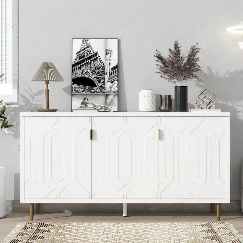 Contemporary TV Stand for TVs up to 70 Inches, Media Center