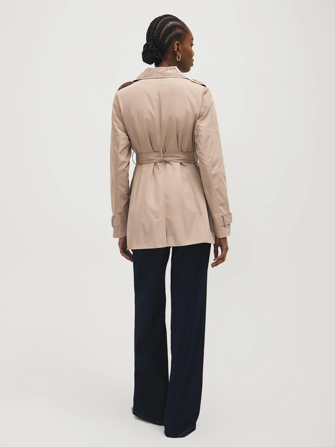 Mid-Length Trench Coat