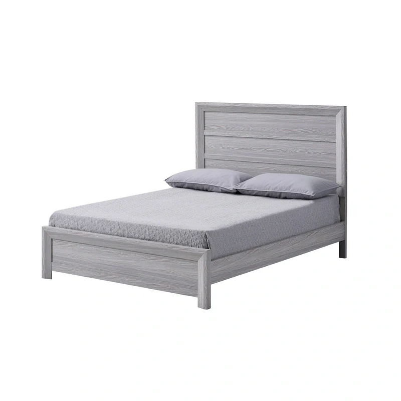 5 Piece Gray Panel Bedroom Set