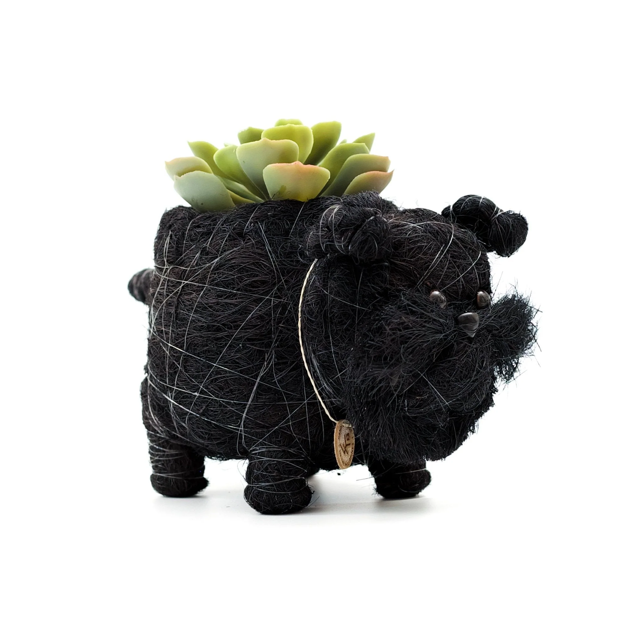 Baby Schnauzer Planter - Coco Coir Planter