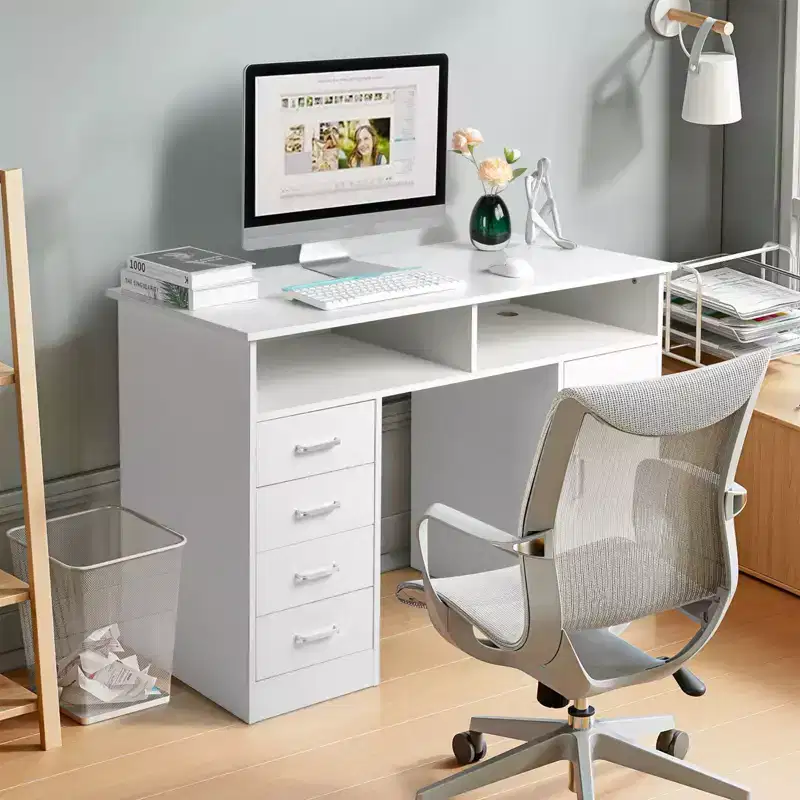 Karl Home White Computer Desk