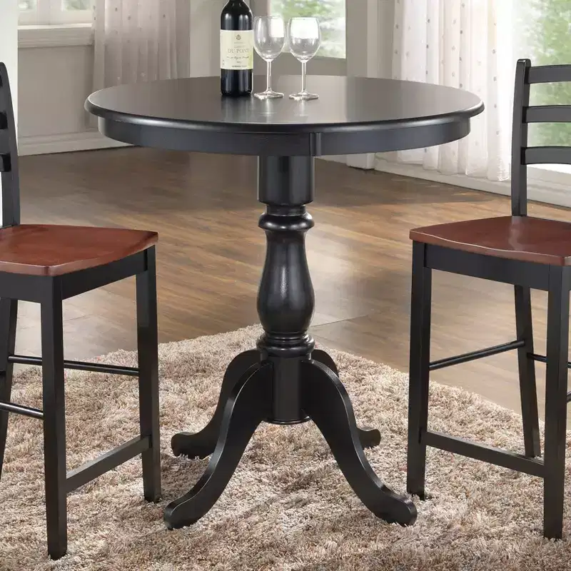Carolina Living 36 Salem Round Pedestal Bar Table