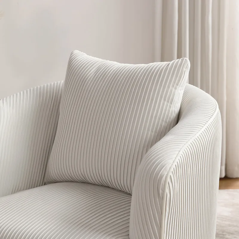 Art Leon Set of 2 Velvet Accent Side Chair with Back Cushion