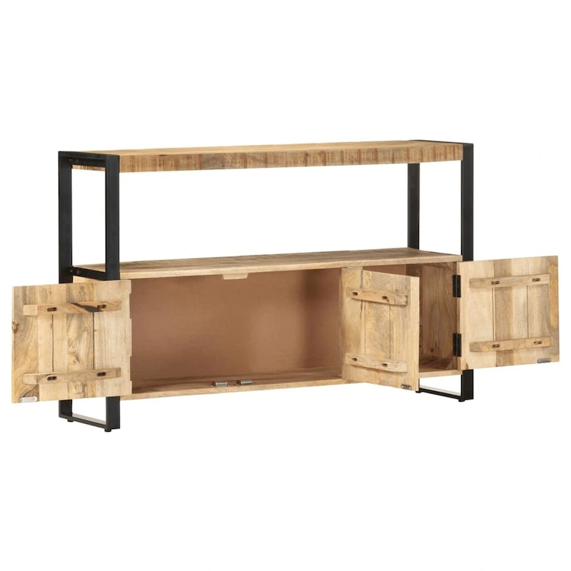 vidaXL Side Cabinet 47.2x11.8x29.5 Solid Mango Wood