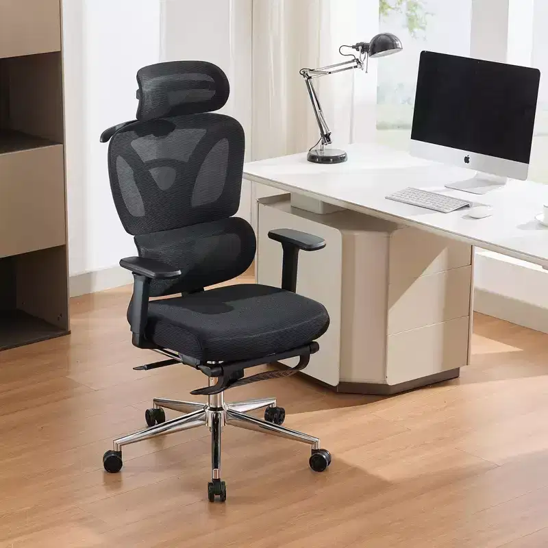 Ergonomic Mesh Office Chair, Adjustable Lumbar, Breathable Mesh, Swivel Computer Desk Chair, for Home Office