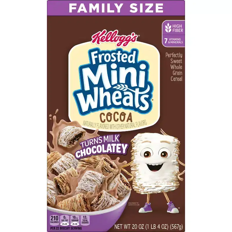 Kellogg's Frosted Mini Wheats Cocoa Breakfast Cereal - 20oz
