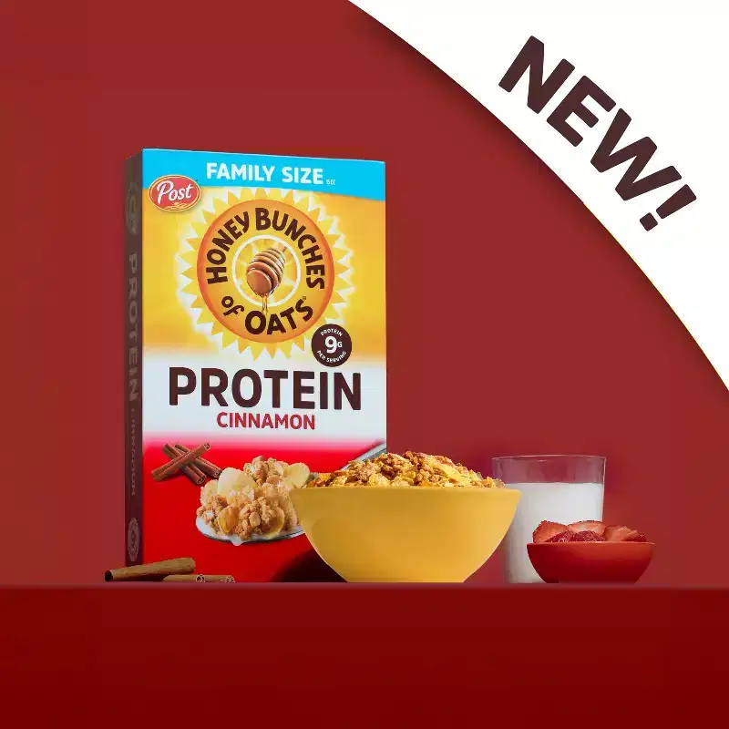 Honey Bunches of Oats Protein Cinnamon Breakfast Cereal - 15oz
