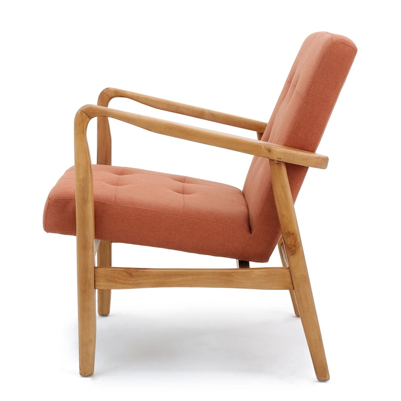 Brayden Mid-century Fabric Club Chair by Christopher Knight Home