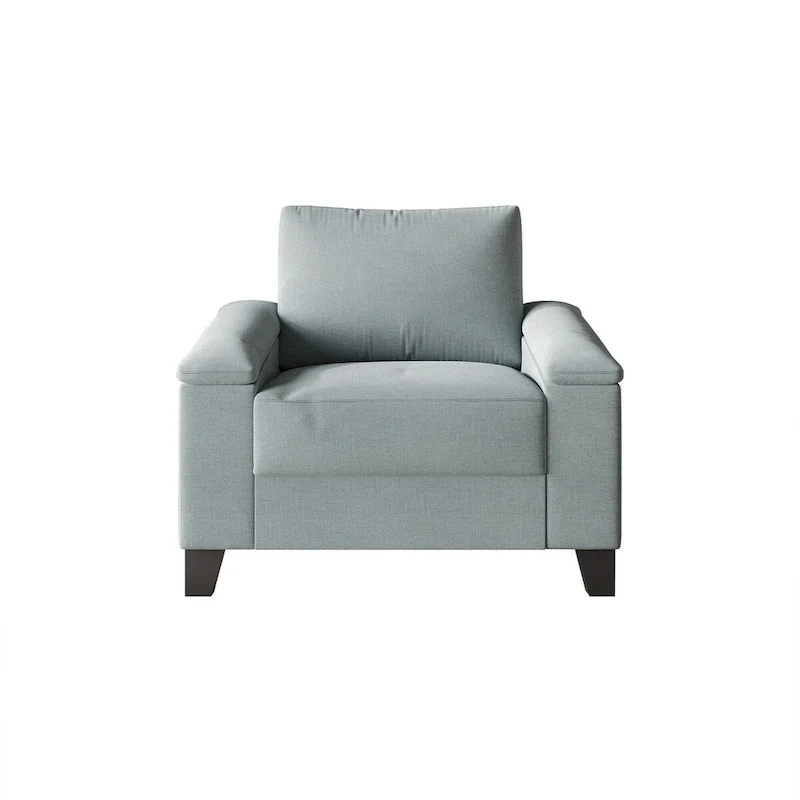 CraftPorch Simple Style Linen Upholstered Arm Chair