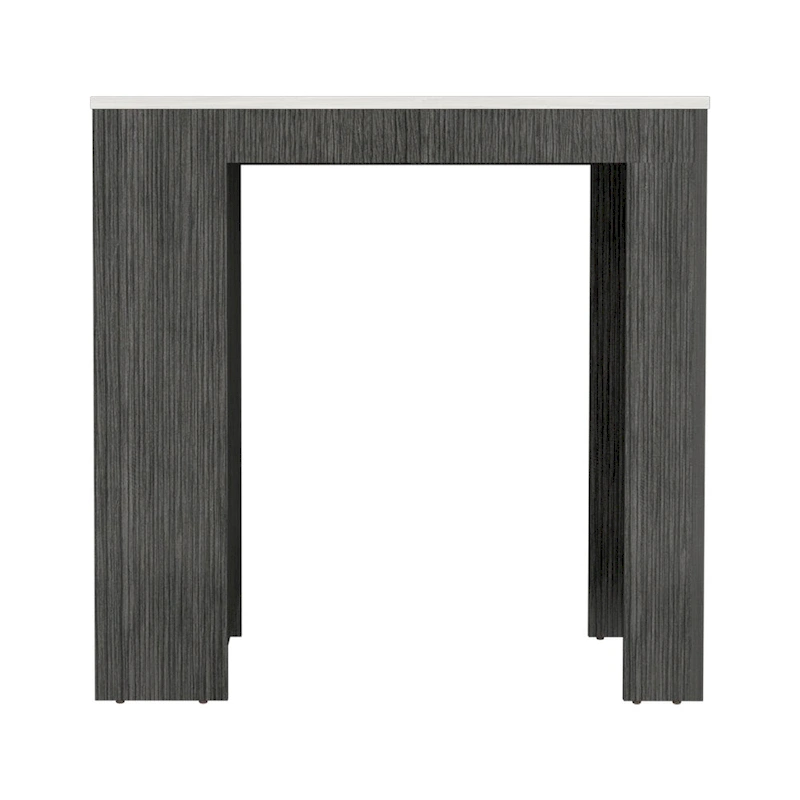 Kitchen Island Doyle, Kitchen, Concrete Gray / Ibiza Marble,High quality and durable