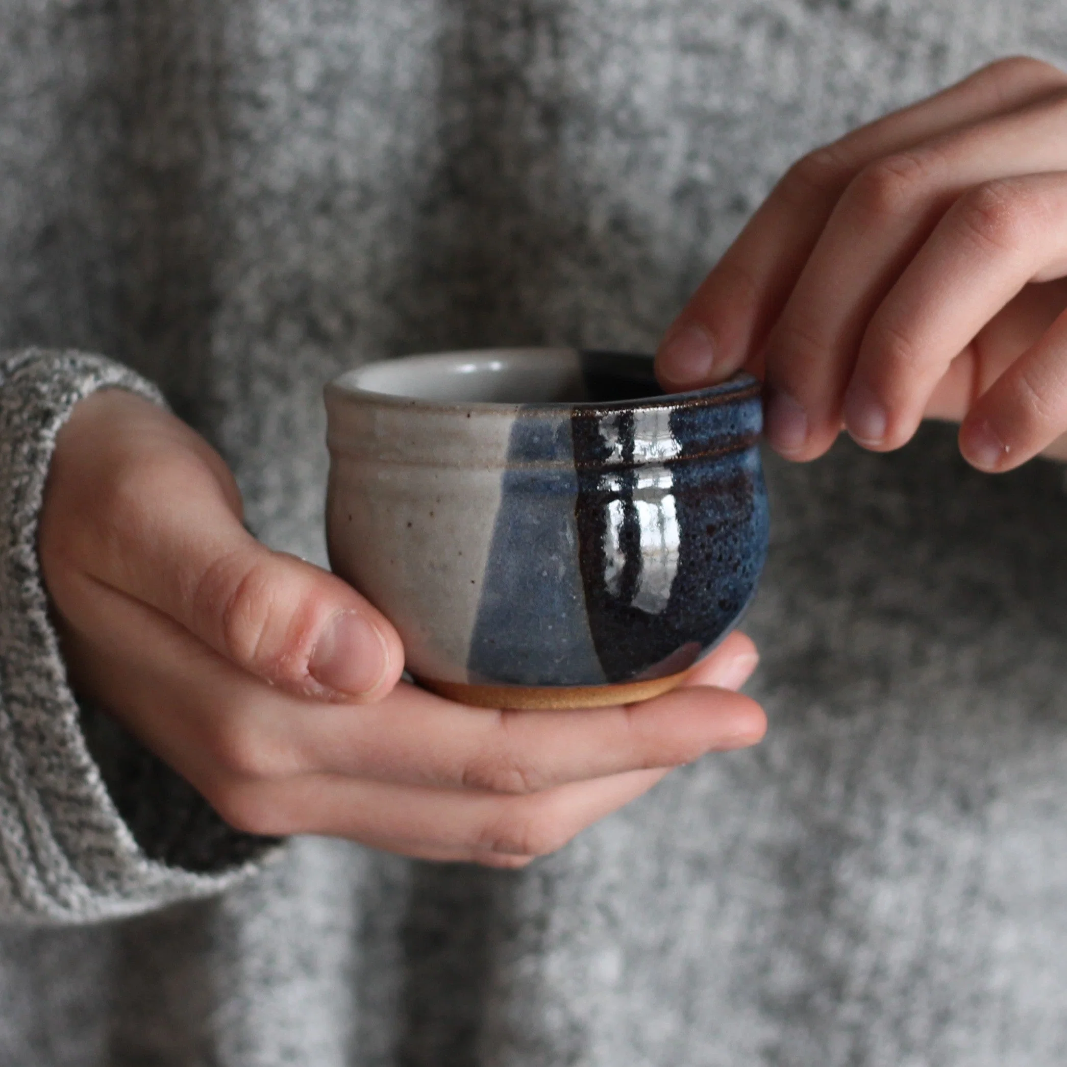 Handmade Mini Ceramic Salt Cellar