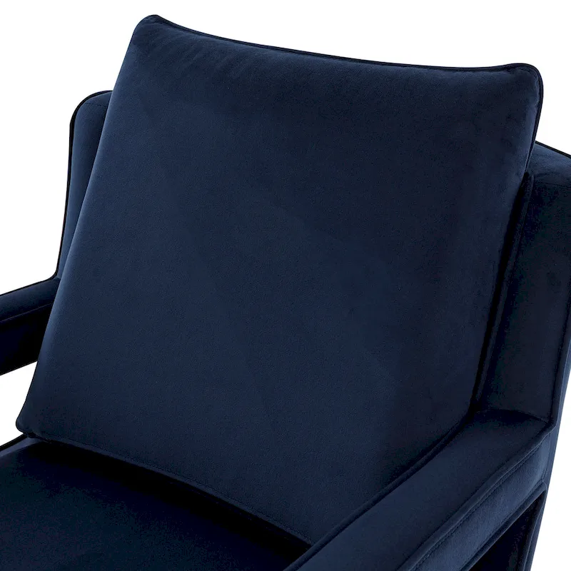 Velvet Accent Arm Chair
