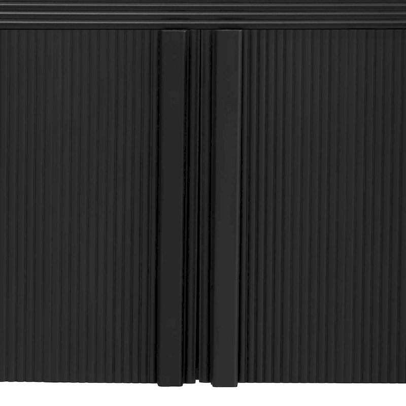 63 Striped Sideboard Buffet Cabinet with Adjustable Shelves
