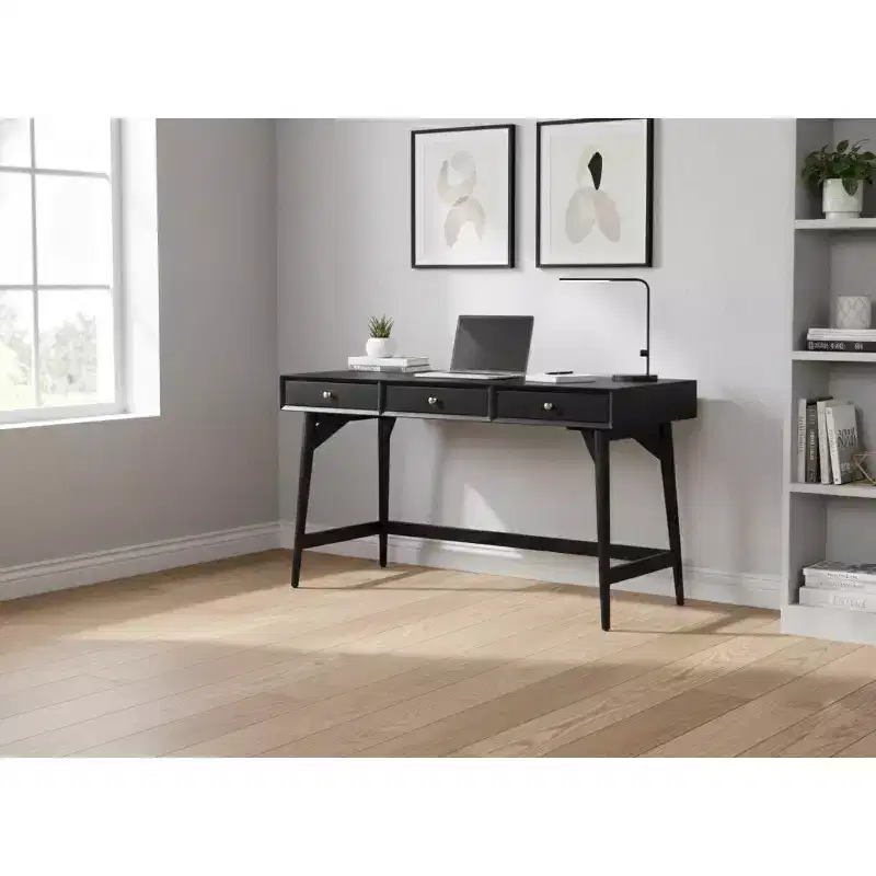 Flynn Large Desk, Black