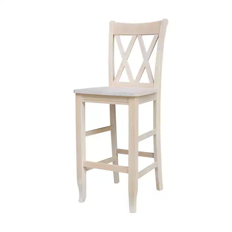Double X Back Counter Height Barstool