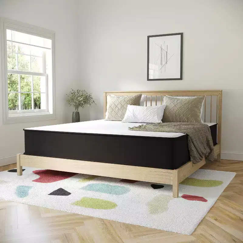 12 Inch Hybrid Mattress, High Density Foam and Pocket Spring Mattress in a Box, CertiPur-US Certified Foam