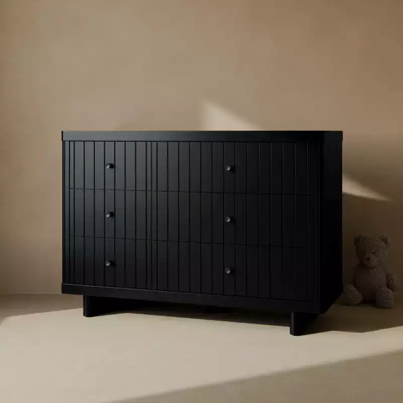 6-Drawer Double Dresser - Japandi Style