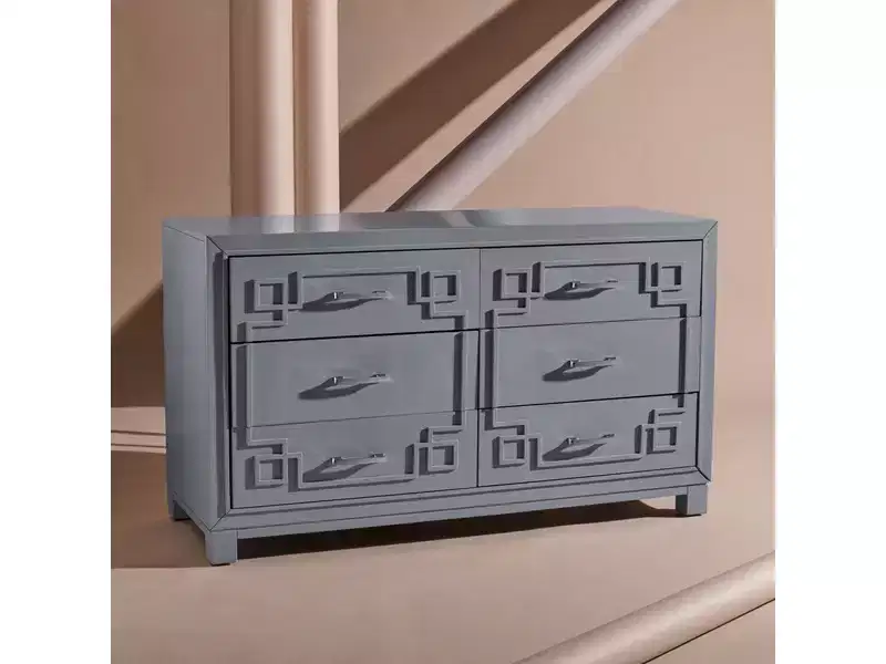 Raina 6 Drawer Modern Dresser - SFV2102 - Safavieh Couture