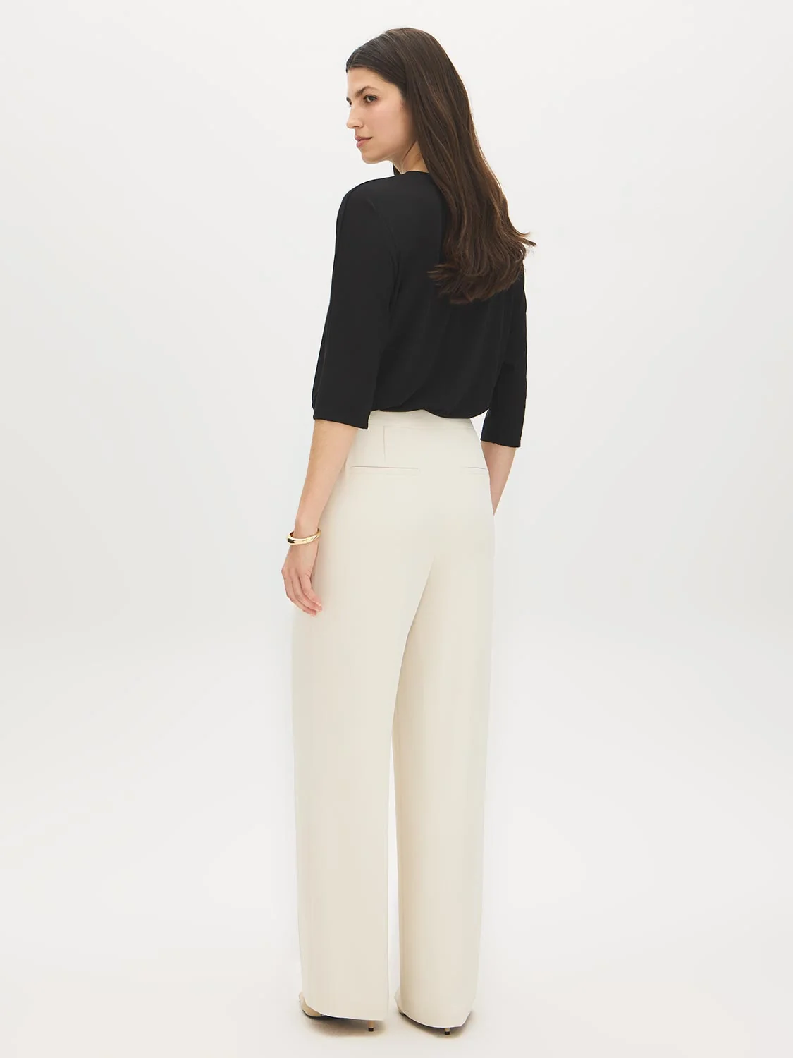 High-Rise Wide-Leg Trousers