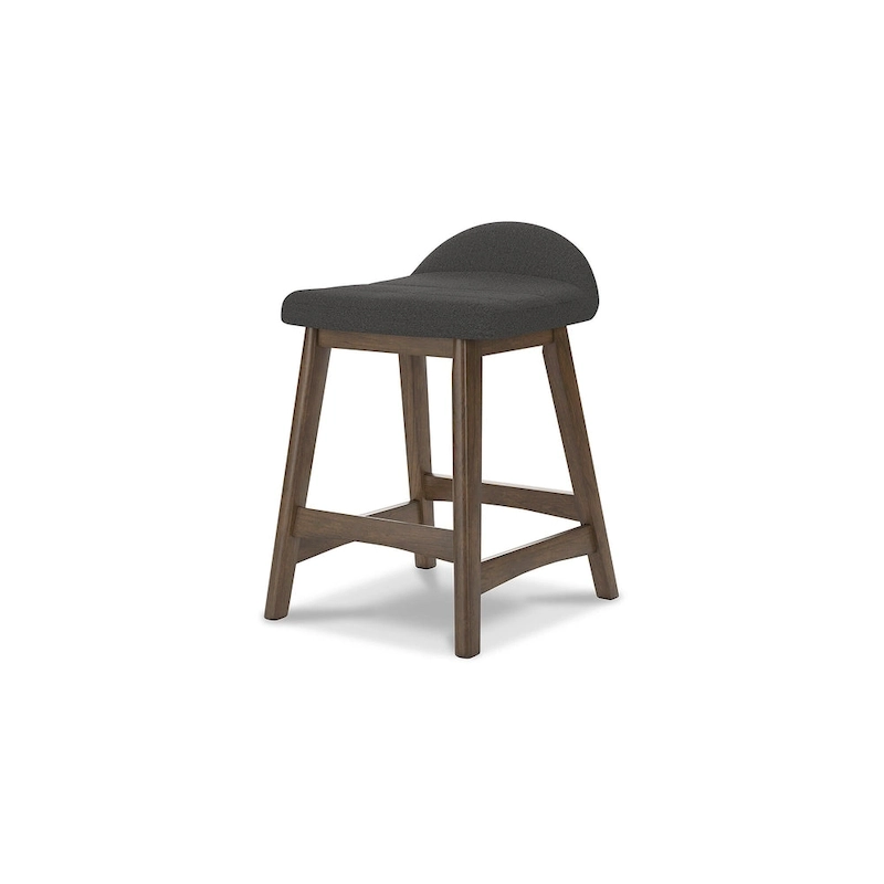 Signature Design by Ashley Lyncott Upholstered Counter Height Bar Stool (Set of 2) - 19W x 20D x 29H