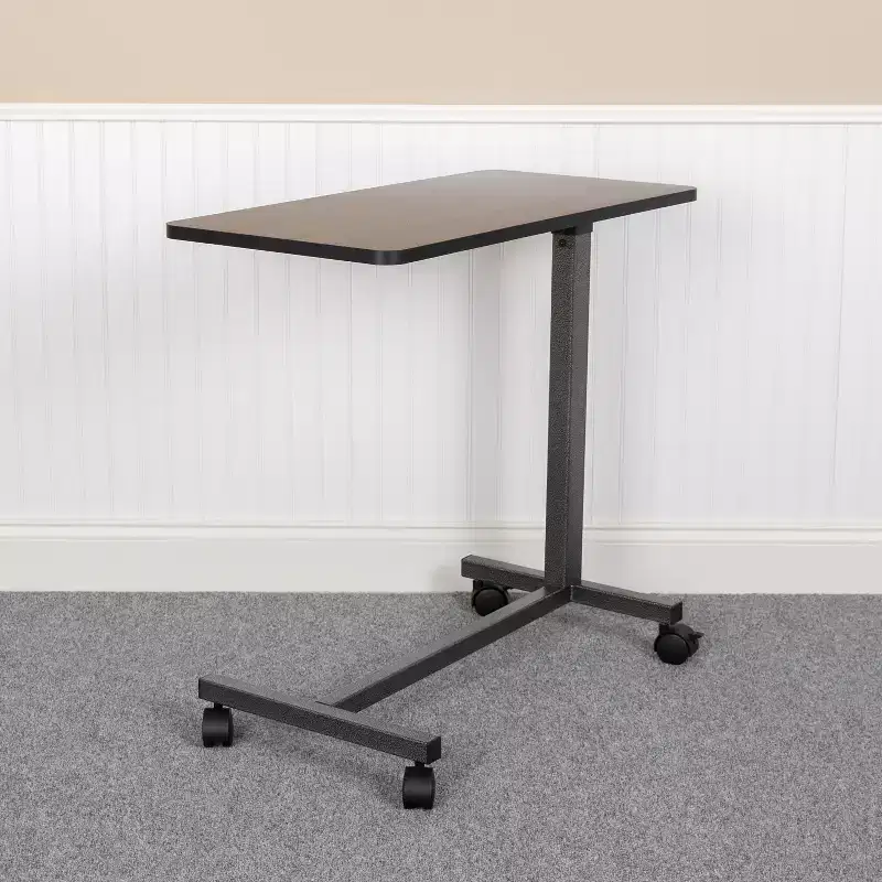Adjustable Overbed Table with Wheels for Home and Hospital - Rolling Bedside Table