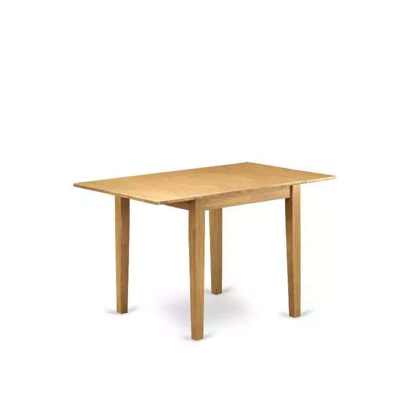 HomeStock Oak 5 Piece Kitchen Table and Chairs Set