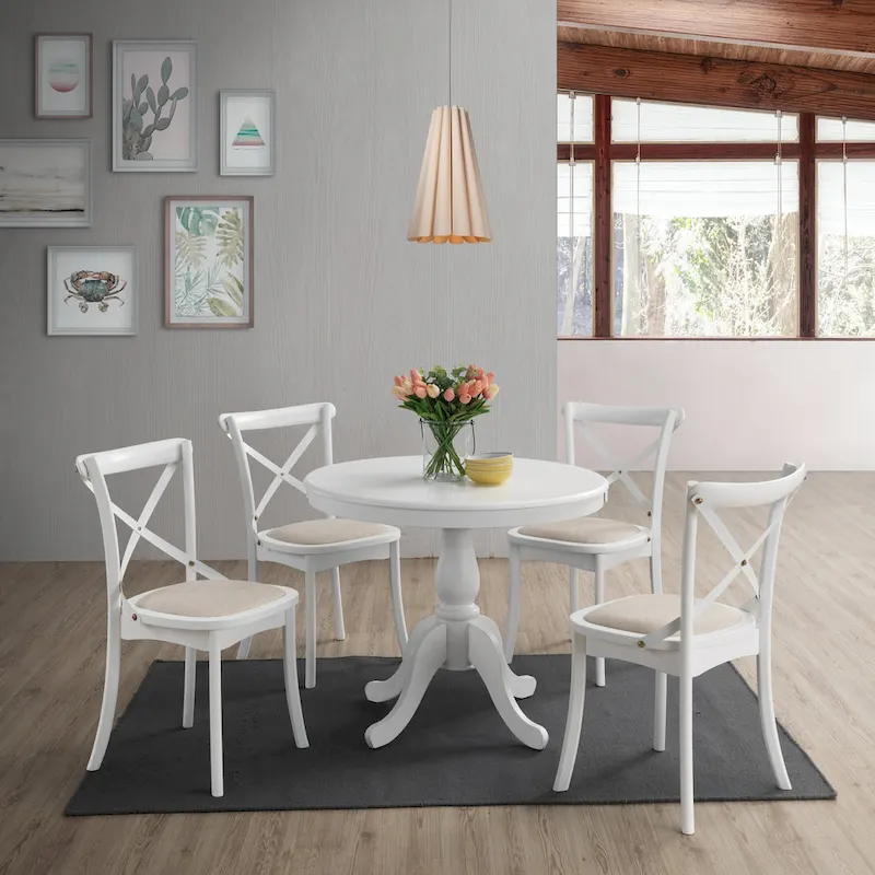 Copper Grove Parnasuss Round Pedestal Dining Table