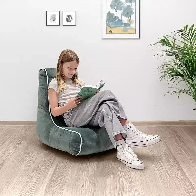 PM&J Home Velvet Gaming Bean Bag Chair